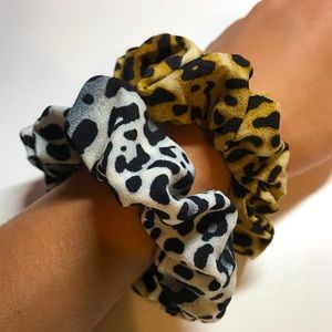 Cheetah Print Scrunchie Bundle